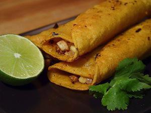 Public Domain. (From http://www.public-domain-image.com/food-and-drink-public-domain-images-pictures/tortillas-flautas.jpg.html). Tortilla, flauta, taco, flautas, tortillas, burrito.