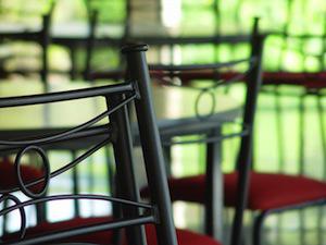 Public Domain. (From http://www.public-domain-image.com/furniture-public-domain-images-pictures/chairs-metal-furnture.jpg.html). Chairs, table, dining, cafe, restaurant, shopping, home, furniture.