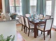 Open floor plan in all units